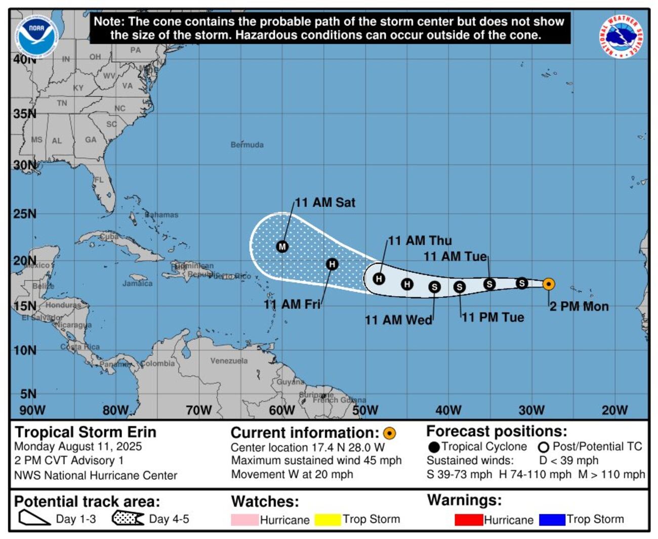 Tropical Storm Erin Forms Could Become Season s First Major Hurricane Tropical storm erin forms could become season s first major hurricane