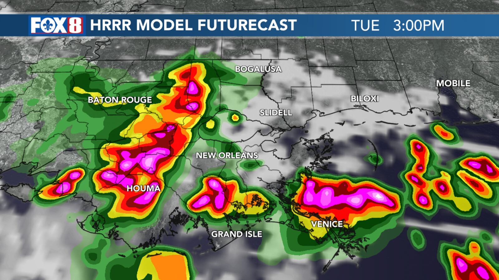 Normal Storm Heavy storms today as the heat returns to normal