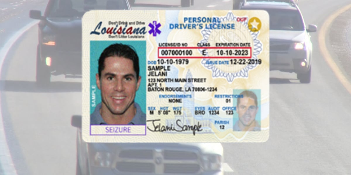 Louisiana offering optional seizure indicator on driver’s licenses, IDs