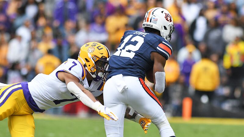LSU safety Grant Delpit (No. 7)