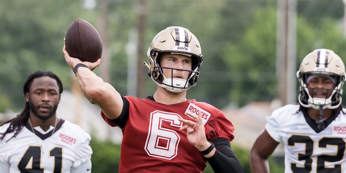 Shough still ‘figuring things out' in Year 2 with the Saints