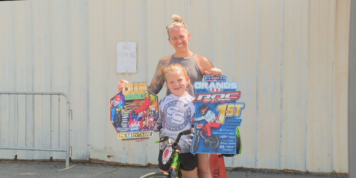 North Louisiana 7-year-old BMX rider sets sights on World Championship after major wins