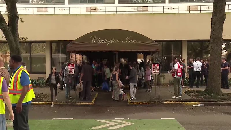 Early morning fire displaces 144 senior citizens at Christopher Inn Apartments