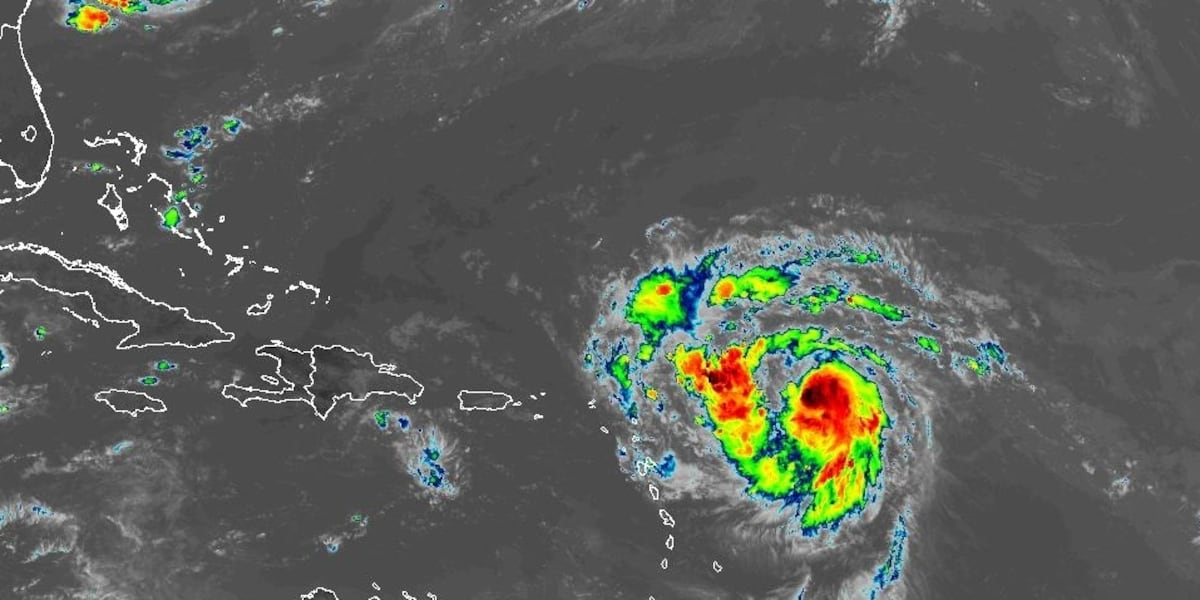 Hurricane Erin forms near Leeward Islands, forecast to become major storm this weekend
