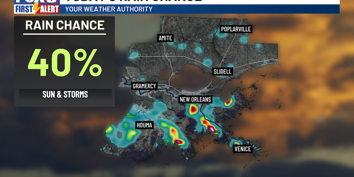 Another storm chance on Sunday, but the daily storm threat is likely to end soon