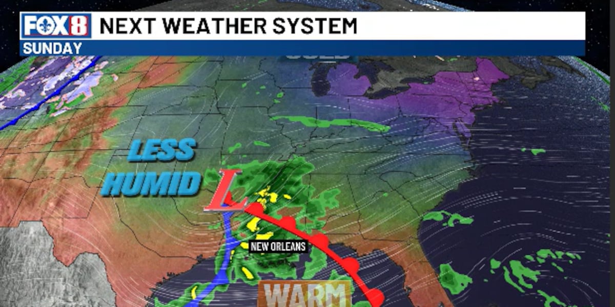 Dry for now, but rain returns by Sunday
