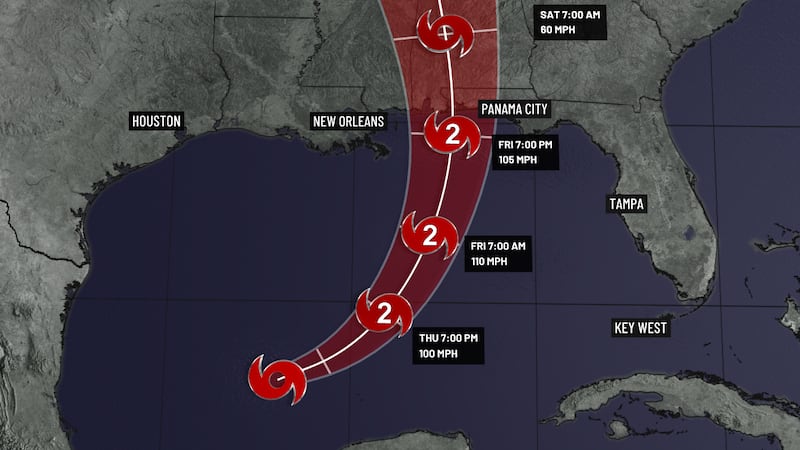 The hurricane center said Isaias is expected to continue moving east-northeast overnight, then...