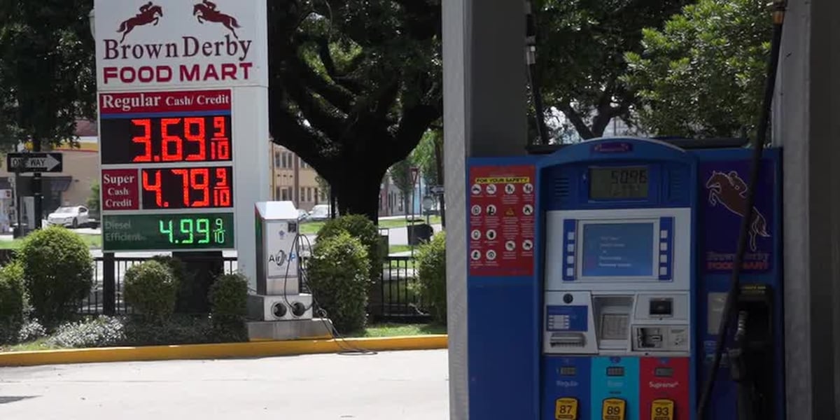 Louisiana gas prices reach highest level since summer 2022, AAA says