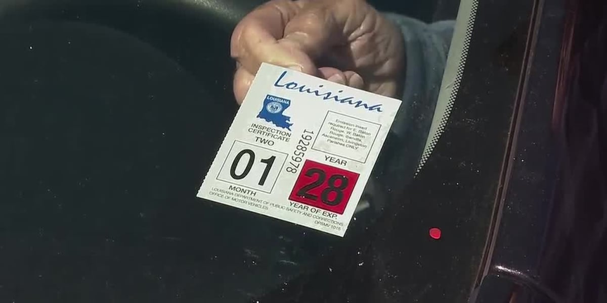 Louisiana eliminates inspection stickers, replaces with QR code system