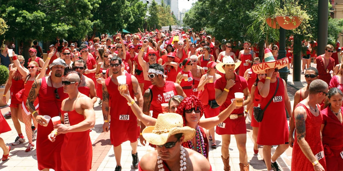 Thousands to paint New Orleans red at annual Red Dress Run Aug. 9 Thousands to paint New Orleans red at annual Red Dress Run Aug. 9