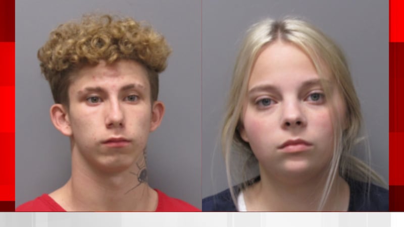 From left, 18-year-old Payton Scott of Bayou Blue and 19-year-old Kayleigh Gregoire of Houma...