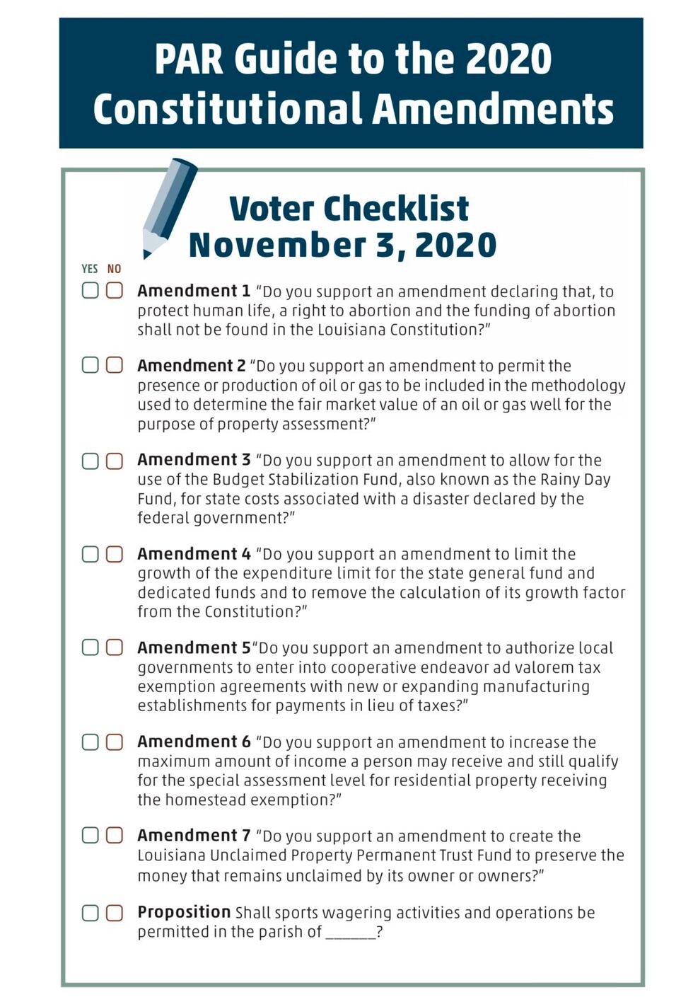 A guide to 2020 constitutional amendments