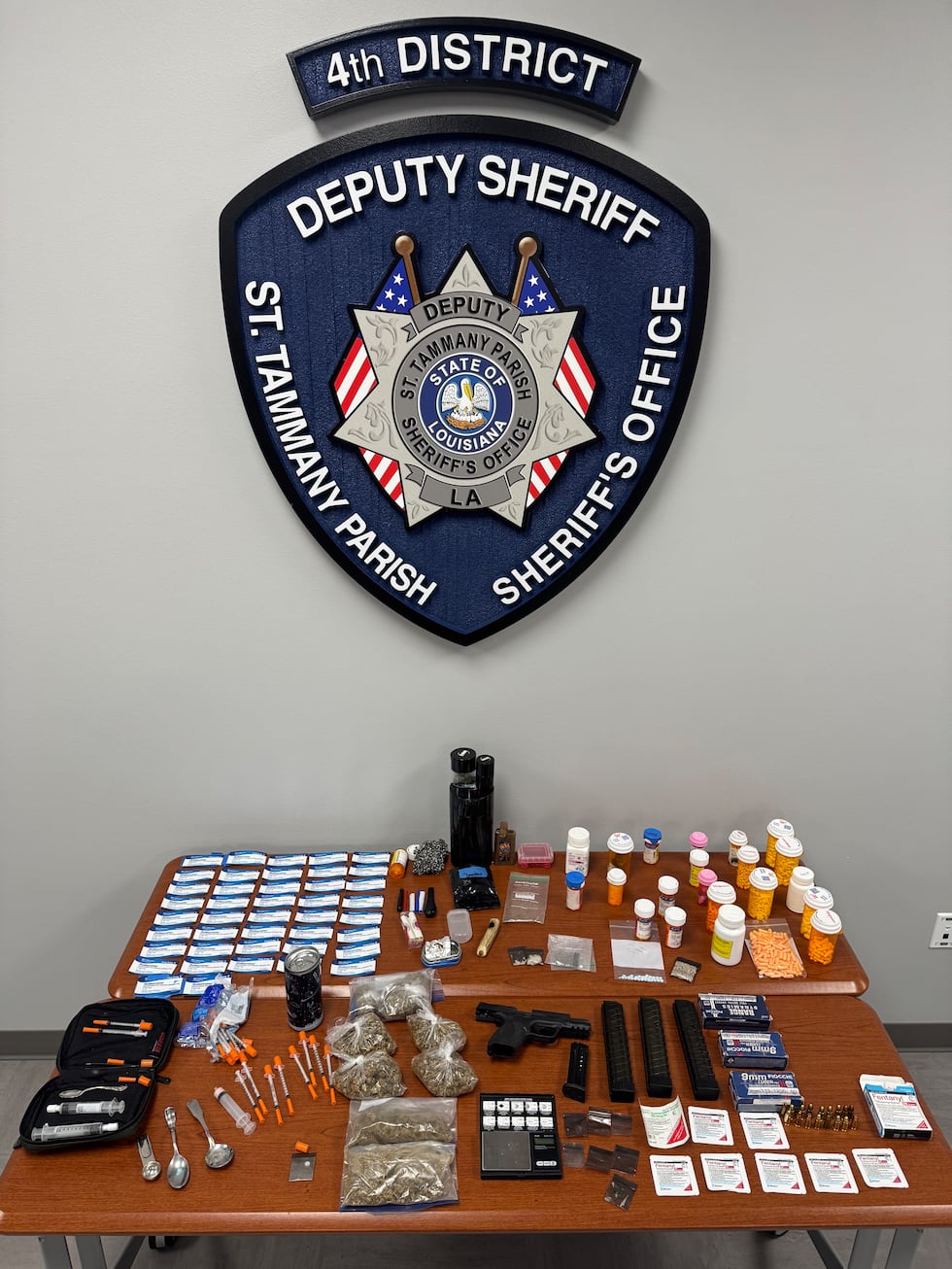 Deputies find guns, fentanyl, and weed while responding to burglary call