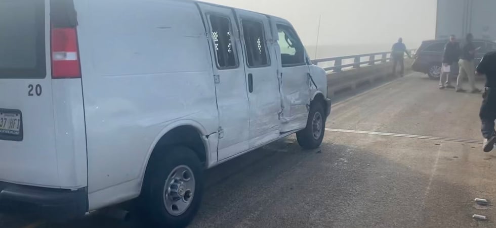 Between 40-50 cars involved in multiple crashes on the Causeway Bridge Dec. 17