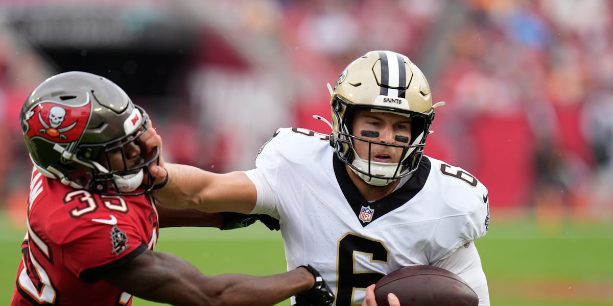Saints owner Gayle Benson gives her thoughts on Brees enshrinement into Pro Football HOF, and Year 2 of Tyler Shough