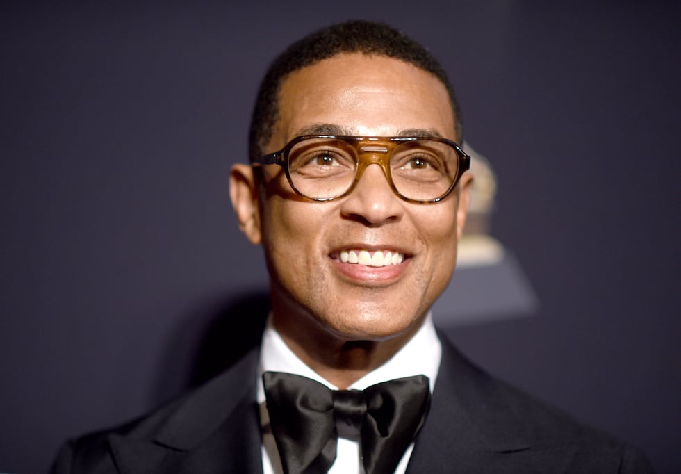 Don Lemon arrives at the Pre-Grammy Gala on Saturday, Feb. 4, 2023, at the Beverly Hilton...
