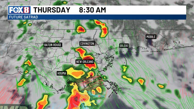 Normal Storm One last high storm chance day before normal summer builds in
