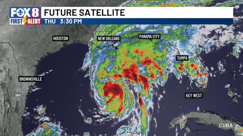 A tropical system in the southern Gulf is given a 90 percent chance to form into named storm...