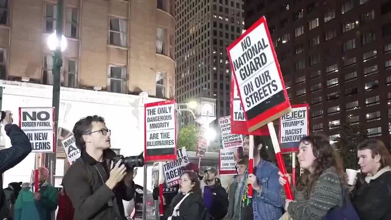 Protesters decry immigration crackdown as mayor-elect Moreno urges unity