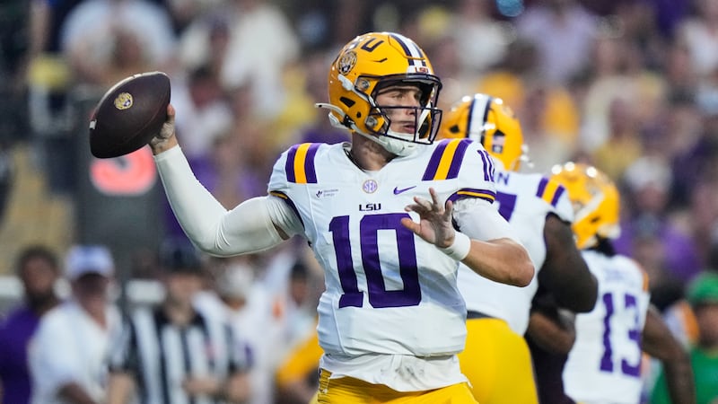 LSU quarterback Sam Leavitt and a ferocious defense led the Tigers to a 35-6 rout of Texas A&M...
