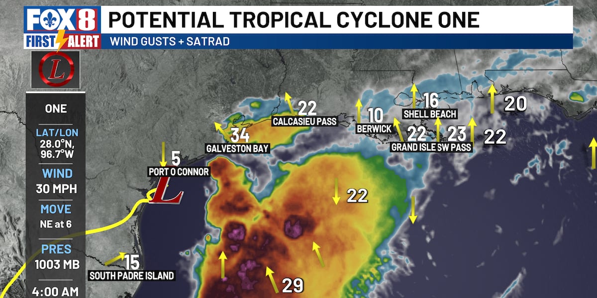 Arthur or not, tropical impacts begin later tonight