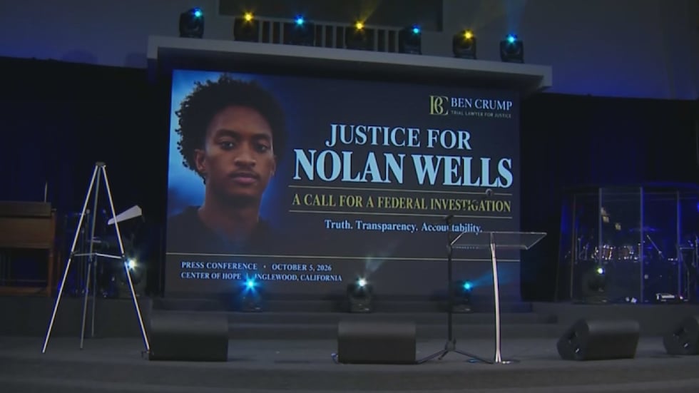 Civil rights attorney Ben Crump and the parents of 18-year-old Nolan Wells are renewing a call...