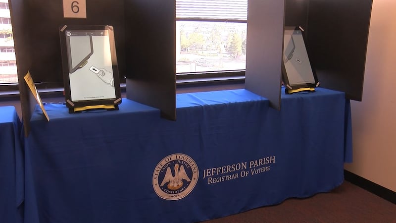 Early voting is underway statewide through Oct. 29, and Jefferson Parish's first-day turnout...