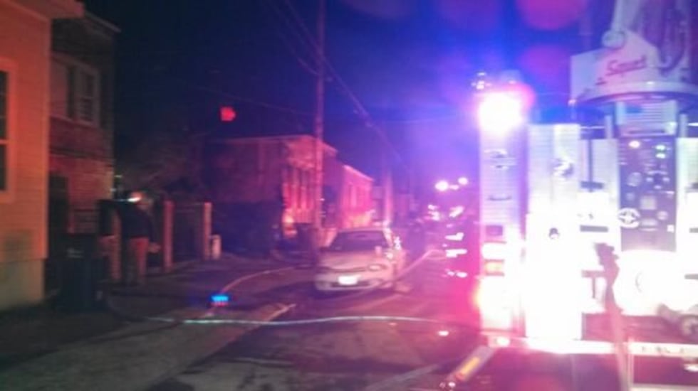 Firefighters try to get a 3-alarm fire under control in Central City. (FOX 8/Shelley Brown)