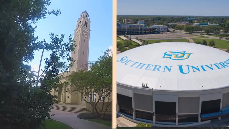 LSU and SU campuses