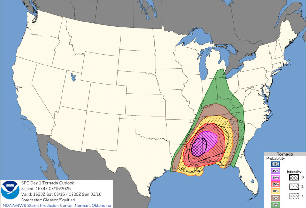 SPC updates severe weather outlook graphics