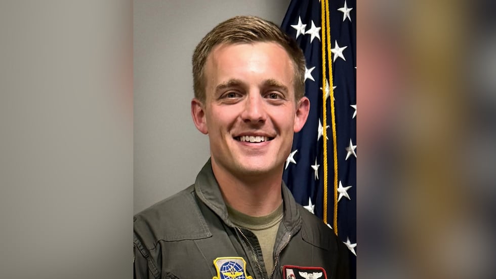 This photo provided by by Mary Remmes shows Maj. Alex Kilnner on Jan. 10, 2026.