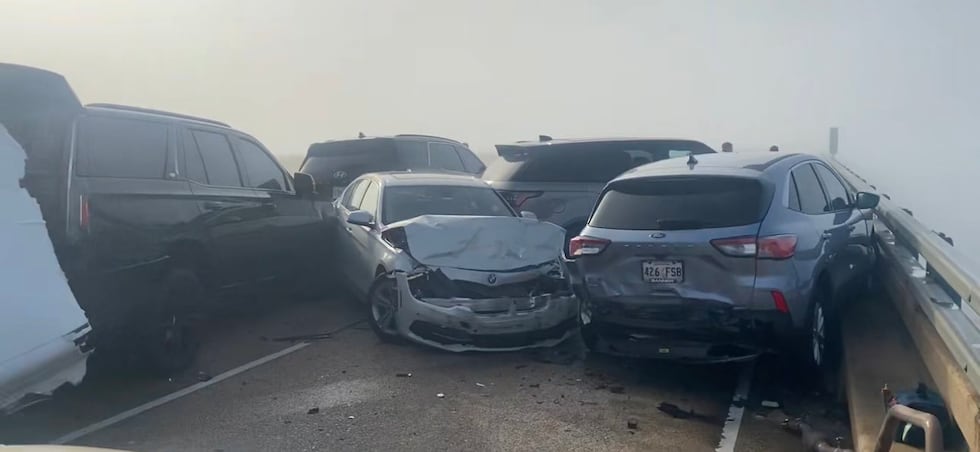 Between 40-50 cars involved in multiple crashes on the Causeway Bridge Dec. 17
