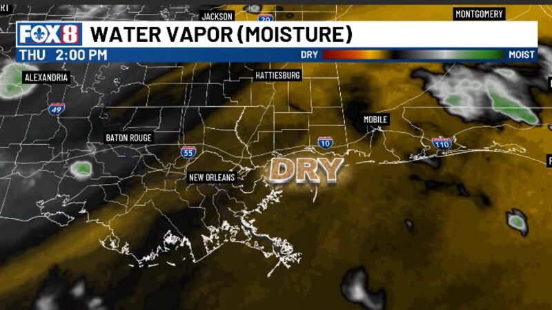 Drier today and Friday; weekend rain chances rise but not a wash out