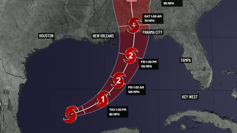 The 4 p.m. NHC advisory shifted Isaias’ forecast track slightly east, while the storm...
