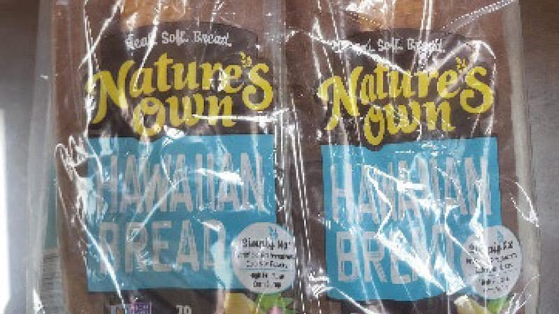 Nature's Own Hawaiian Bread included in a recall over undeclared milk.