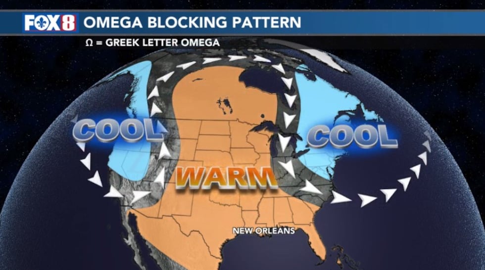 Omega Pattern What is an omega block and how does it impact our weather?