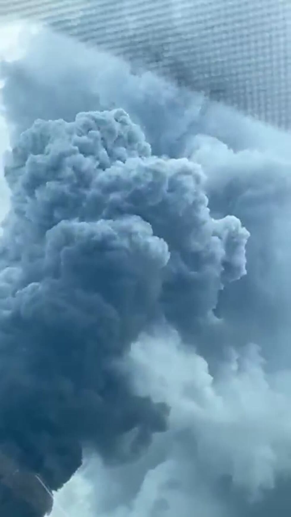 Video shows plume of smoke following explosion in Roseland (via Austin Kolonay and Luke...