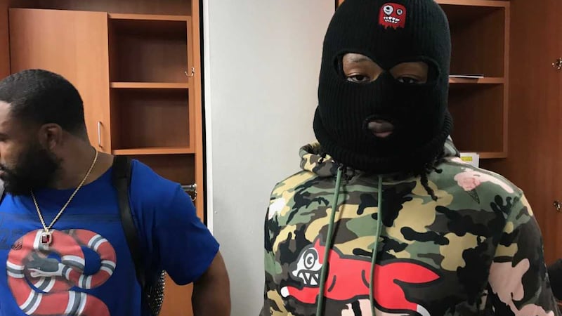 Kamara Mask Mark Ingram calls out the Eagles for stealing ski masks motivational tactic