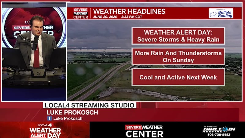 Weather Alert Day for severe storms and flooding. All modes of severe weather possible.