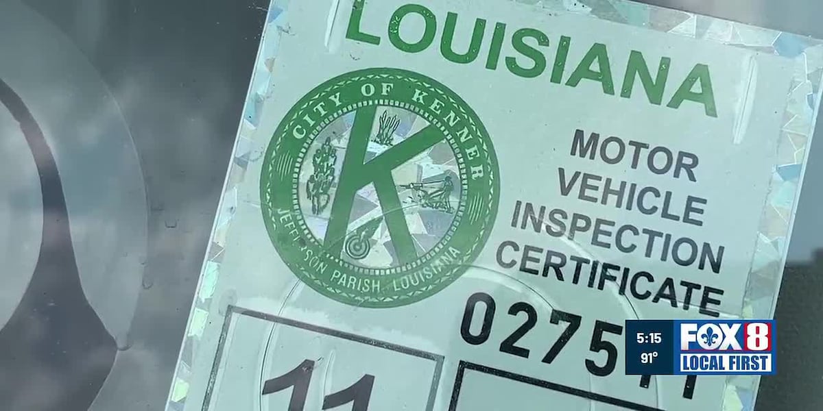 Kenner follows Louisiana by eliminating vehicle brake tag requirement