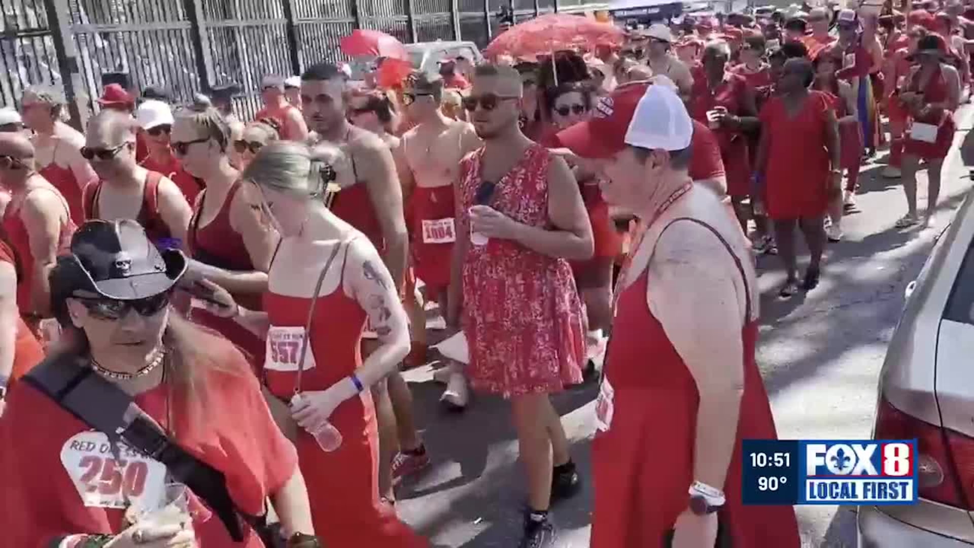 Annual Red Dress Run fundraiser brings scarlet fever to French Quarter for 30th year Annual Red Dress Run fundraiser brings scarlet fever to French Quarter for 30th year