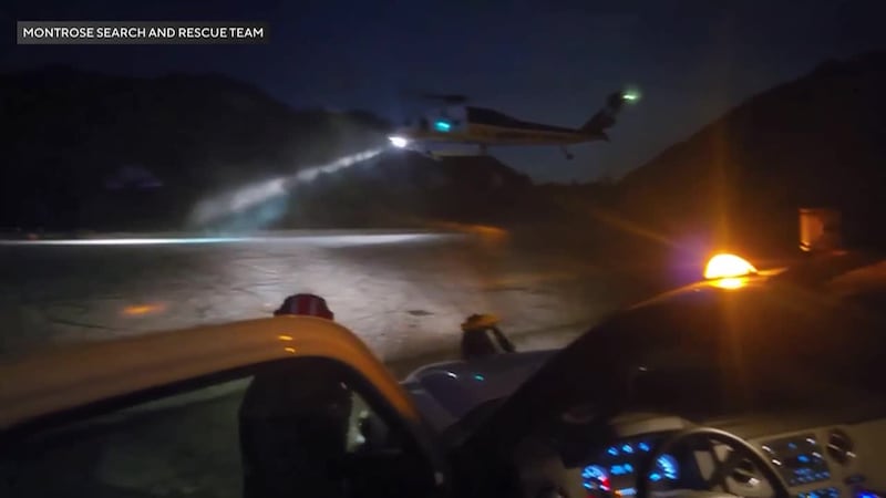 Lost hiker triggered a series of events that likely saved the life of a motorcycle rider who...