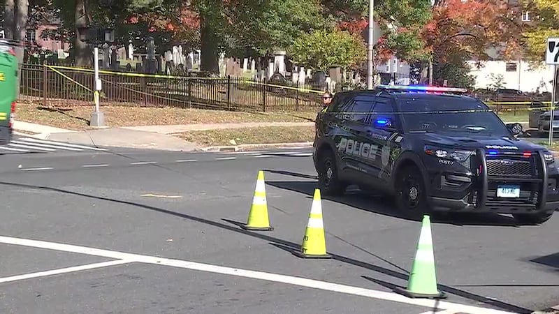 A Connecticut crossing guard died after being struck by a vehicle Wednesday morning. (WFSB)