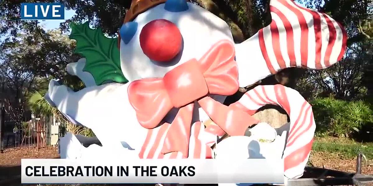 The iconic Mr. Bingle at Celebration in the Oaks